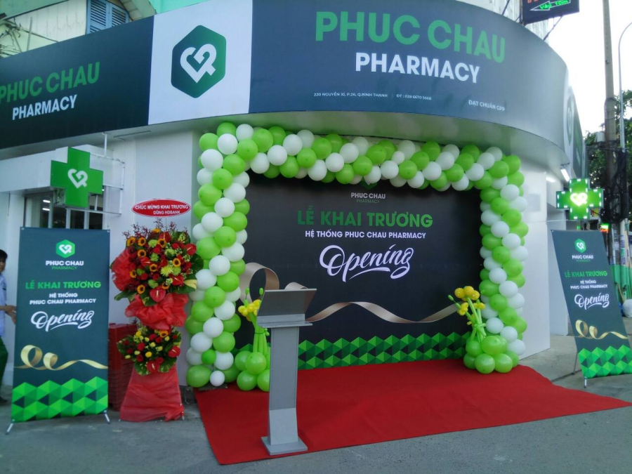 THI CÔNG HỆ THỐNG CỬA HÀNG PHUC CHAU PHARMACY