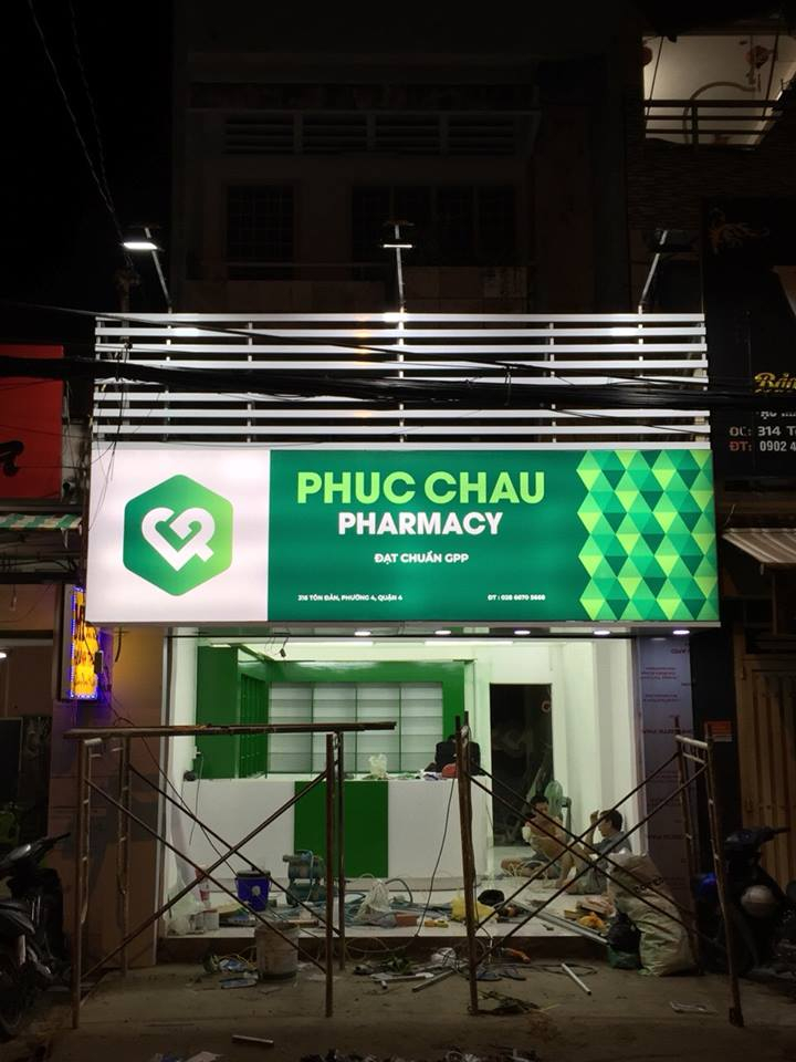 THI CÔNG HỆ THỐNG CỬA HÀNG PHUC CHAU PHARMACY