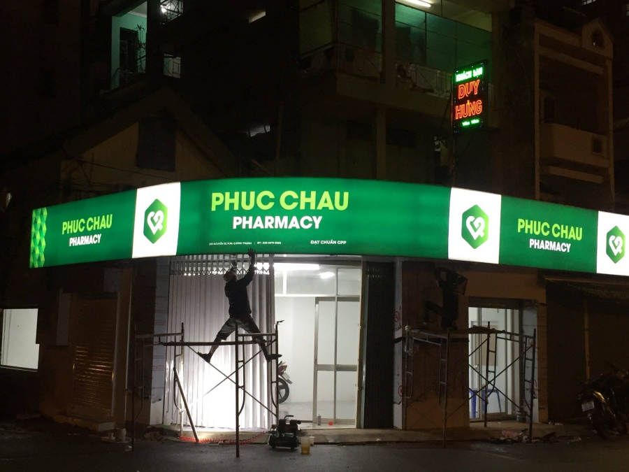 THI CÔNG HỆ THỐNG CỬA HÀNG PHUC CHAU PHARMACY